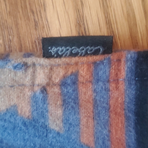 Cabelas Western Aztec Multicolored Button Down Shacket 2XL - Picture 8 of 11